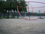 03- "Clock" at the mouth of the Singapore river