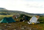 96- Camp site at Lake Rostojaure
