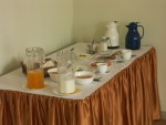 Ramavas Muiza. Our breakfast buffet.
