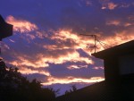 Sunset over Christchurch