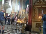 Inside cathedral