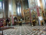 Inside cathedral