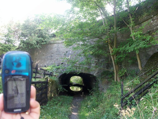 An aqueduct even though the picture doesn't do it justice. The Leeda and Liverpool canal runs above